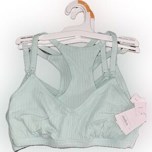 Auden Ribbed Nursing Bra 3-Pack Size M- Mint Green-NWT– Wire Free Comfort